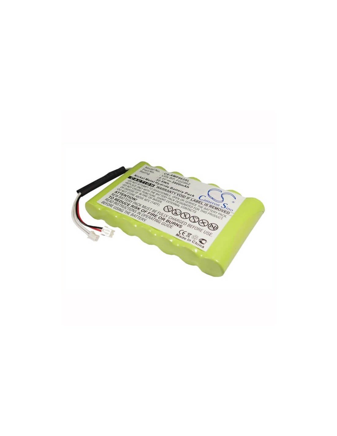 Battery for Amx Viewpoint Vpw-cp, Touchscreens Vpw-gs 8.4V, 3900mAh - 32.76Wh