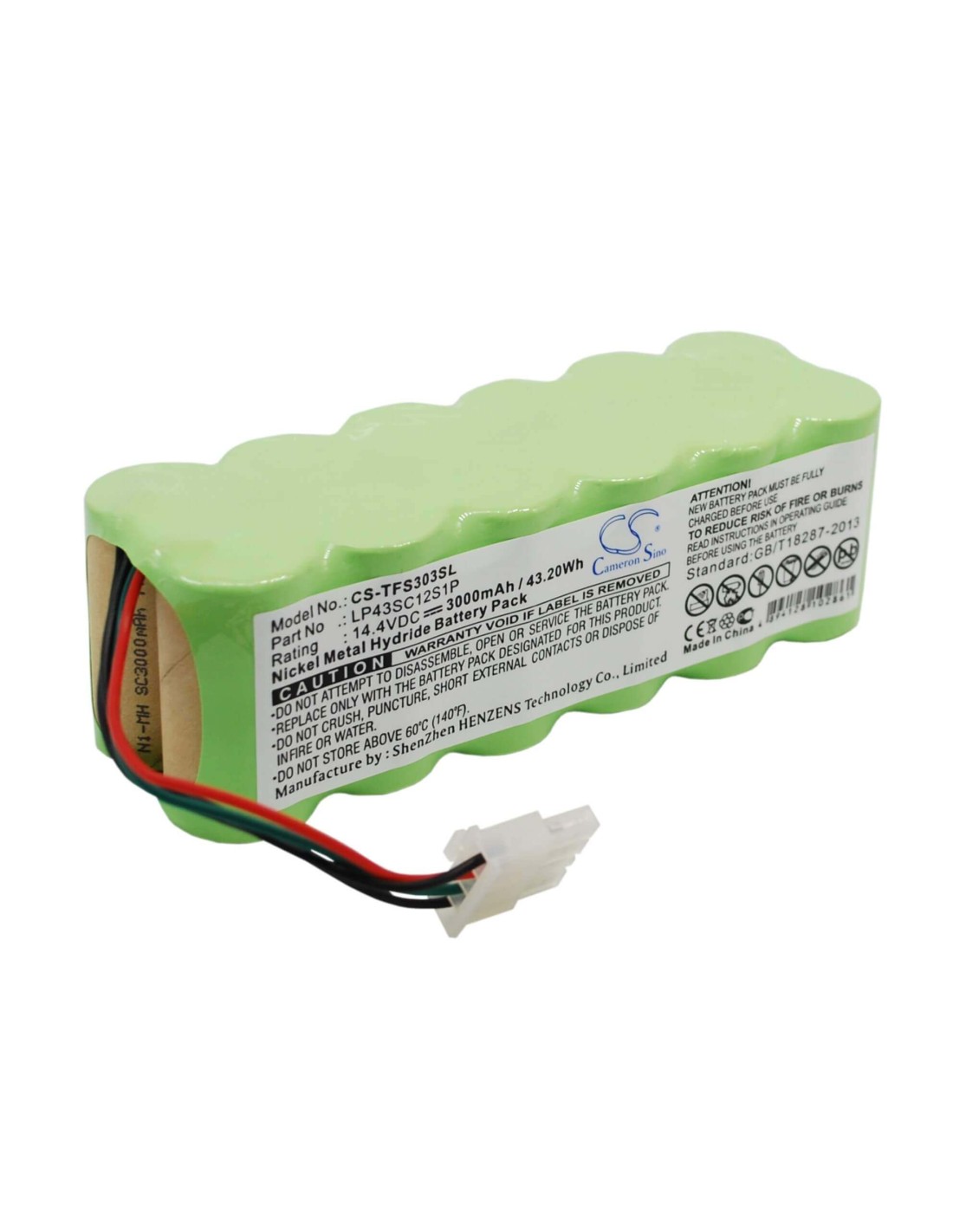 Battery for Tektronix Tfs3031 14.4V, 3000mAh - 43.20Wh