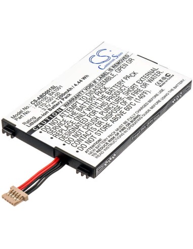 Battery for Amazon Kindle, Kindle D00111 3.7V, 1200mAh - 4.44Wh