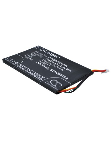Battery for Barnes & Noble Nook Simple Touch, Bnrv300, Simple Touch 6 Inch 3.7V, 2150mAh - 7.96Wh