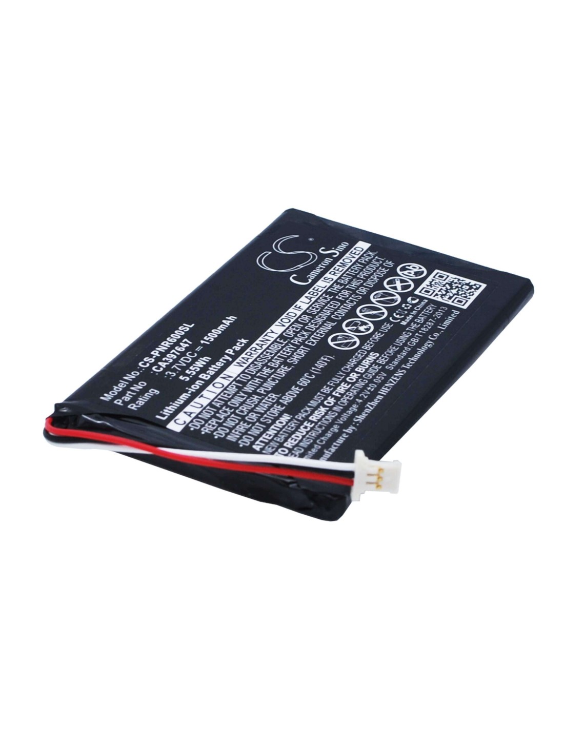 Battery for Pandigital Novel 6, Prd06e20wwh8 3.7V, 1500mAh - 5.55Wh