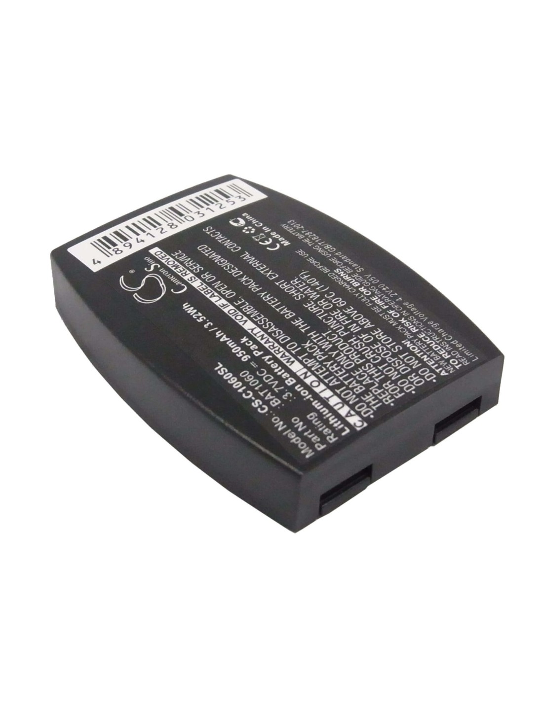 Battery for 3m C1060, C1060 Wireless Intercom 3.7V, 950mAh - 3.52Wh