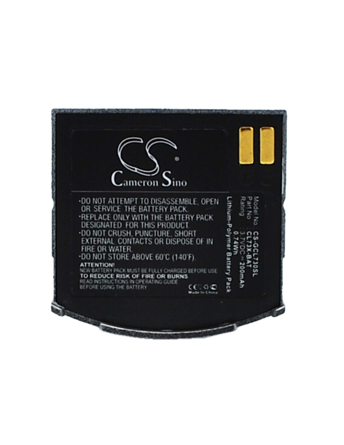 Battery for Geemarc Cl7300, Cl7300ad 3.7V, 200mAh - 0.74Wh