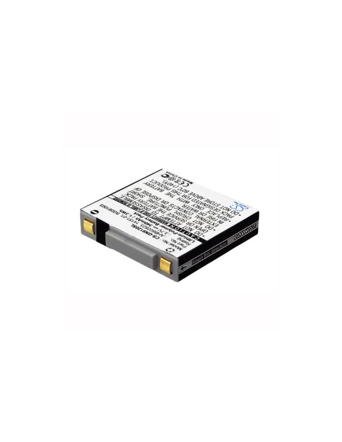 Battery for Gn Netcom 9120, Netcom 9125 3.7V, 340mAh - 1.26Wh