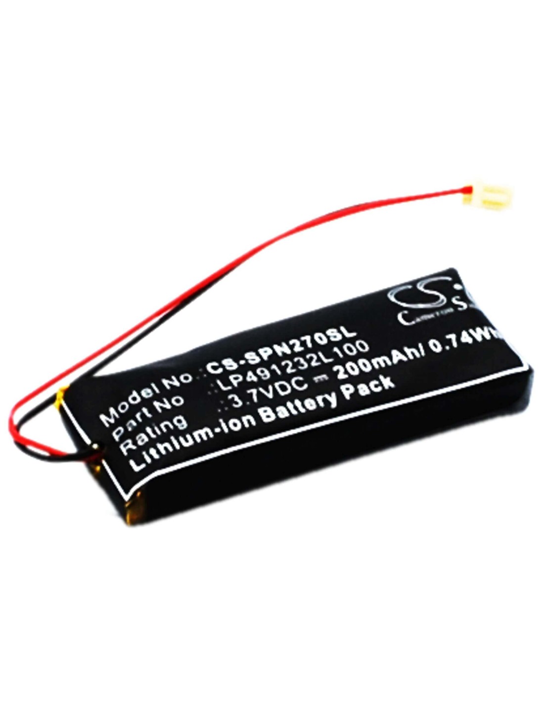 Battery for Sony Psp-n270, Psp-n270g 3.7V, 200mAh - 0.74Wh