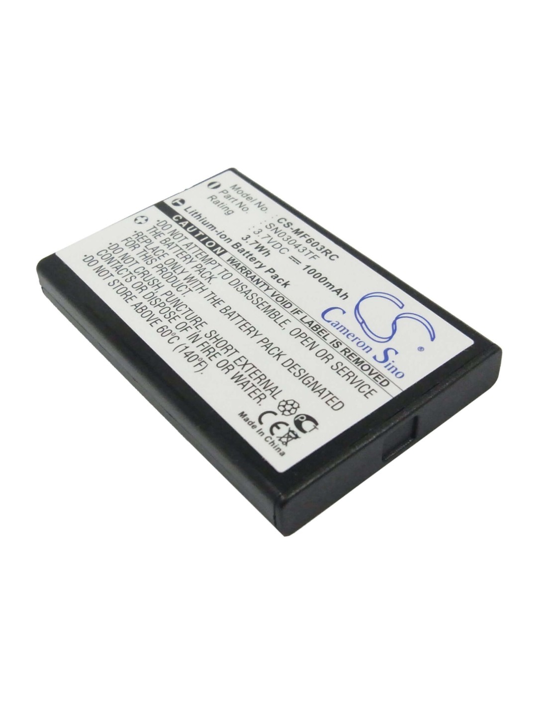 Battery for Acoustic Research Arrx18g 3.7V, 1000mAh - 3.70Wh