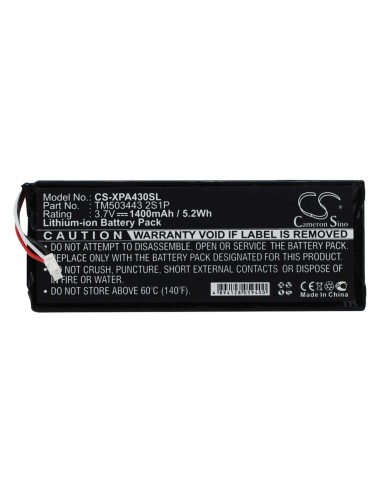 Battery for Xpend Smart Remote Wqaga43, Wqaga43 3.7V, 1400mAh - 5.18Wh