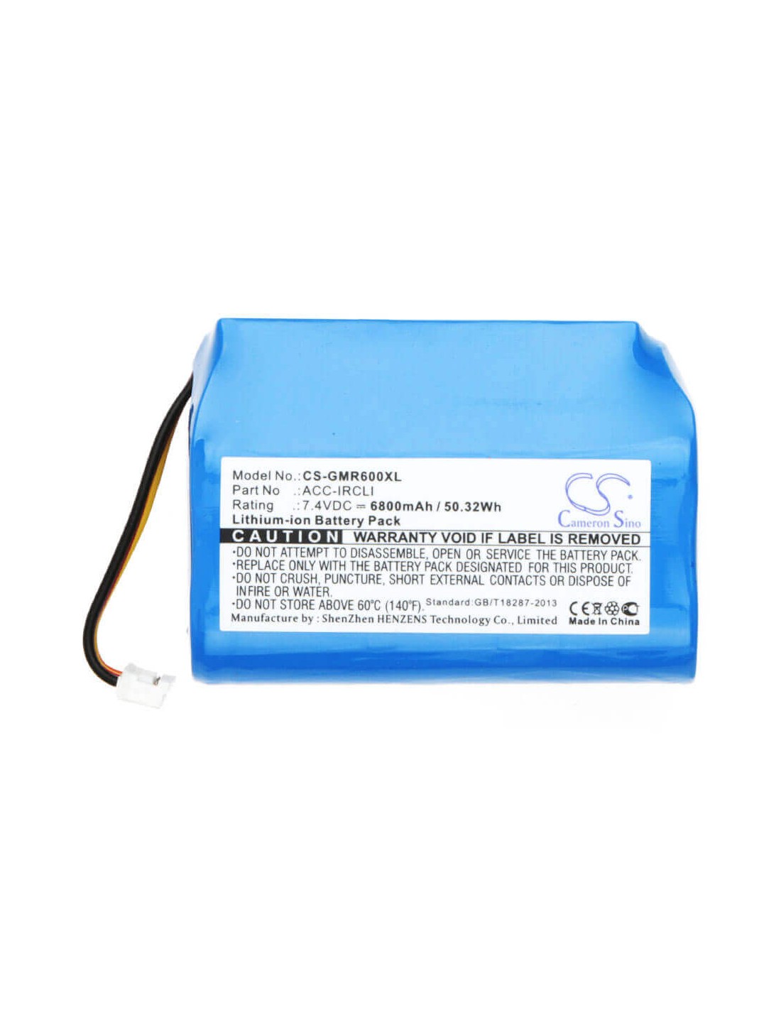 Battery for Grace Mondo Gdi-irc6000, Gdi-irc6000r, Gdi-irc6000w 7.4V, 6800mAh - 50.32Wh