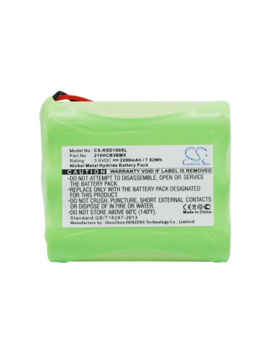 Battery for Roberts Sports Dab1 3.6V, 2200mAh - 7.92Wh
