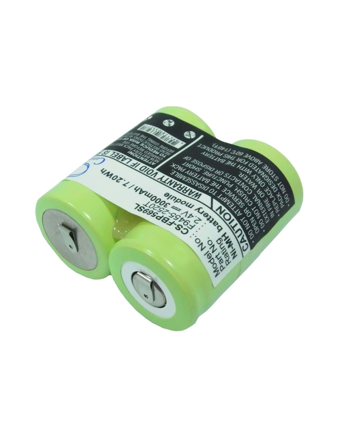 Battery for Fluke 474569 2.4V, 3000mAh - 7.20Wh