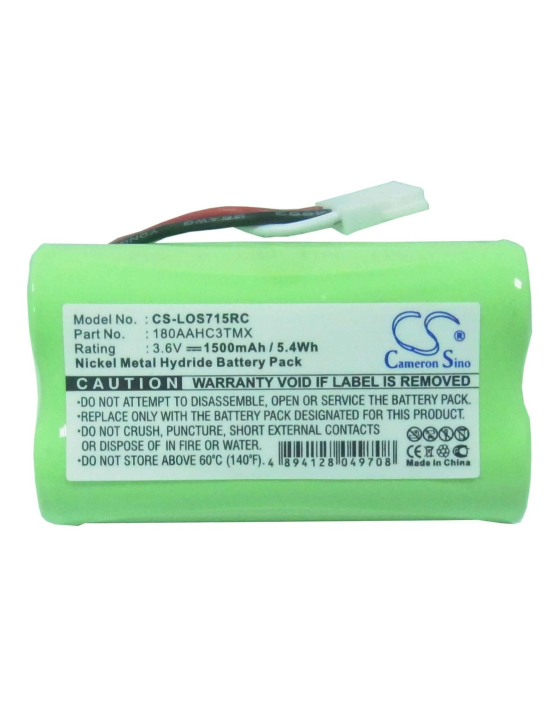 Battery for Logitech S715i, S315i 3.6V, 1500mAh - 5.40Wh