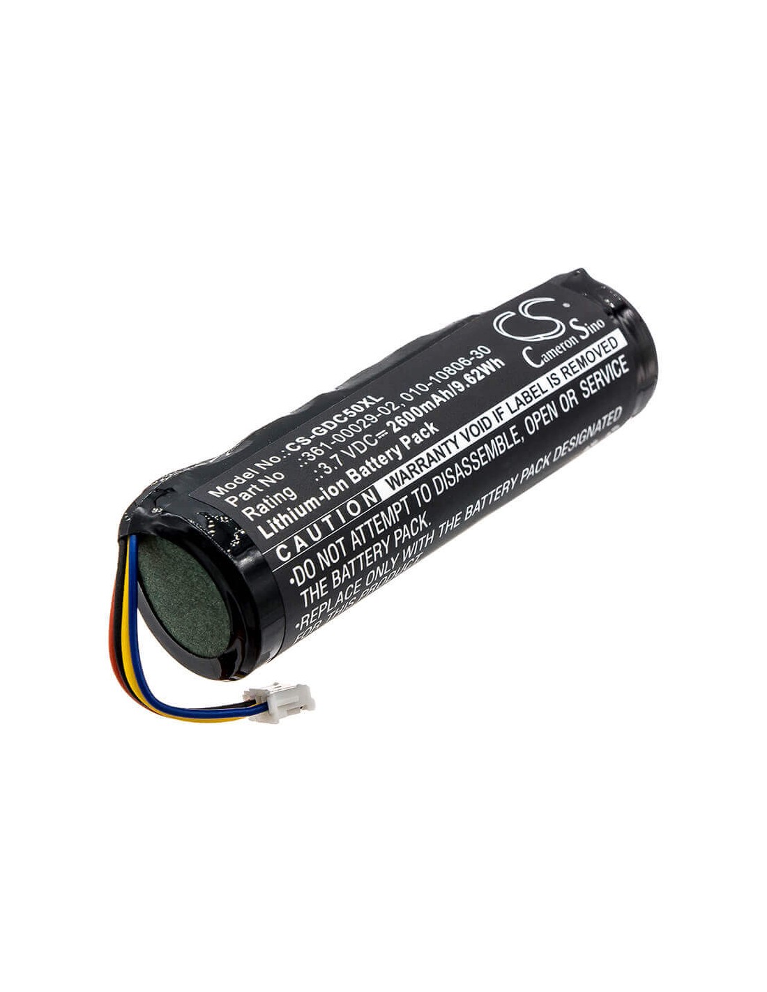 Battery for Garmin Dc50, Dc50 Dog Tracking Collar, Alpha 3.7V, 2600mAh - 9.62Wh