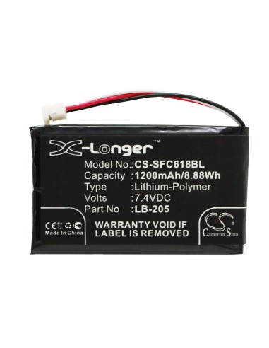 Battery for Safescan 6185 7.4V, 1200mAh - 8.88Wh