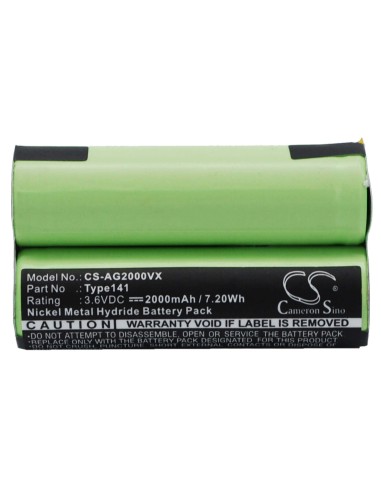 Battery for Aeg Electrolux Junior 2.0 3.6V, 2000mAh - 7.20Wh