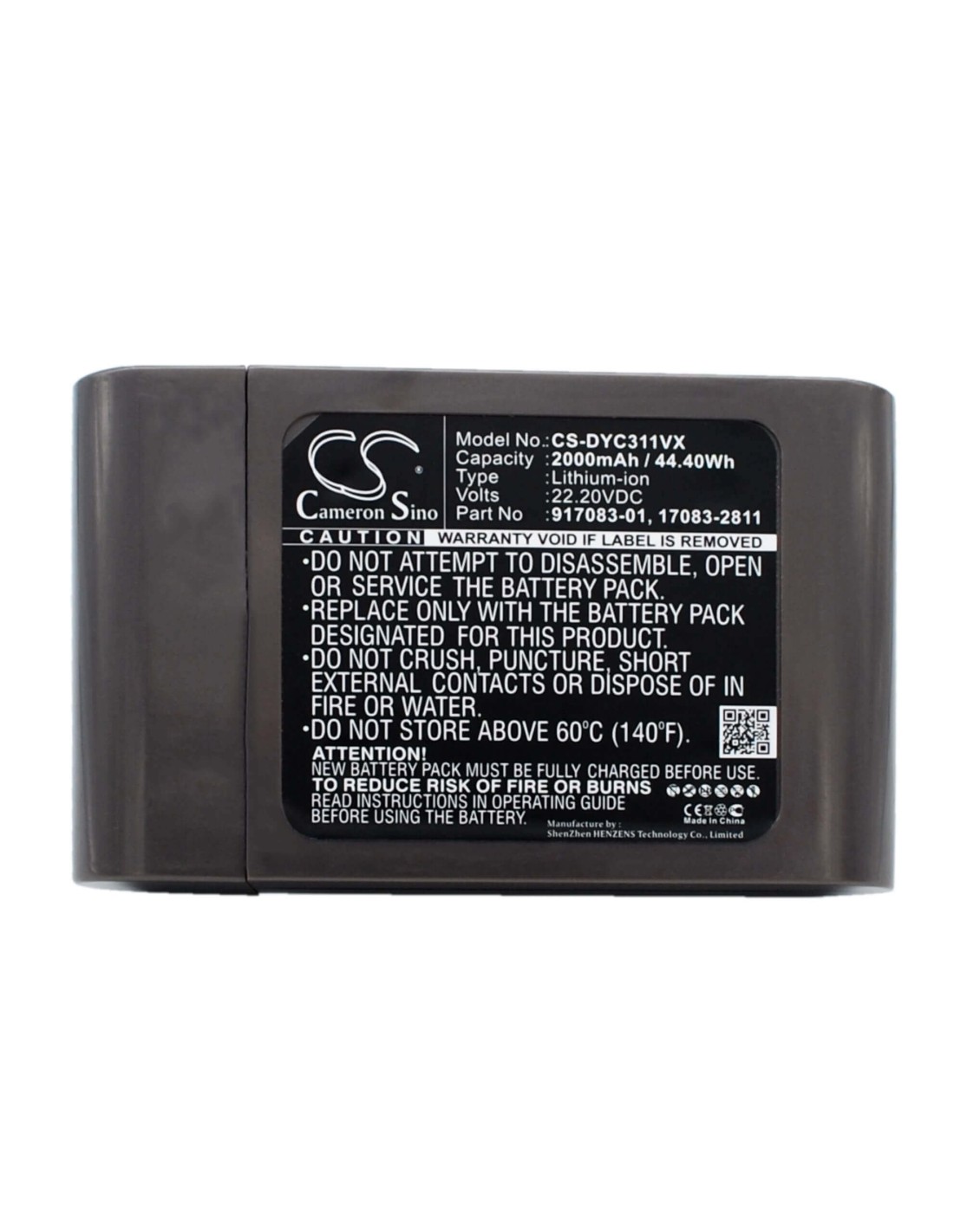 Battery for Dyson Dc31, Dc34, Dc35 22.2V, 2000mAh - 44.40Wh