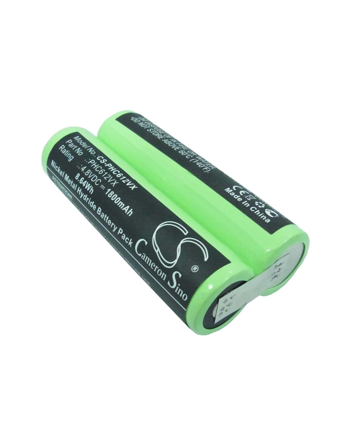 Battery for Philips Fc6125 4.8V, 1800mAh - 8.64Wh