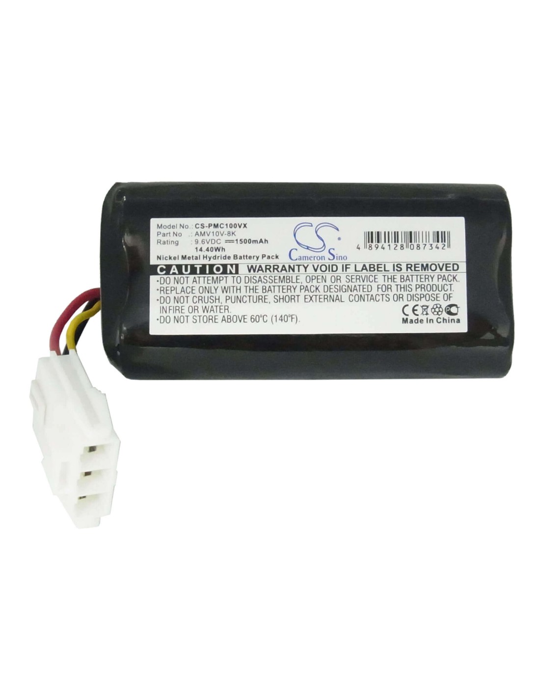 Battery for Panasonic Mc-b10p, Mc B 20 J, Mc-b20jp 9.6V, 1500mAh - 14.40Wh