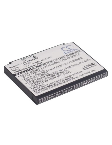 Battery for Amoi Inq1, Inq-1 3.7V, 900mAh - 3.33Wh