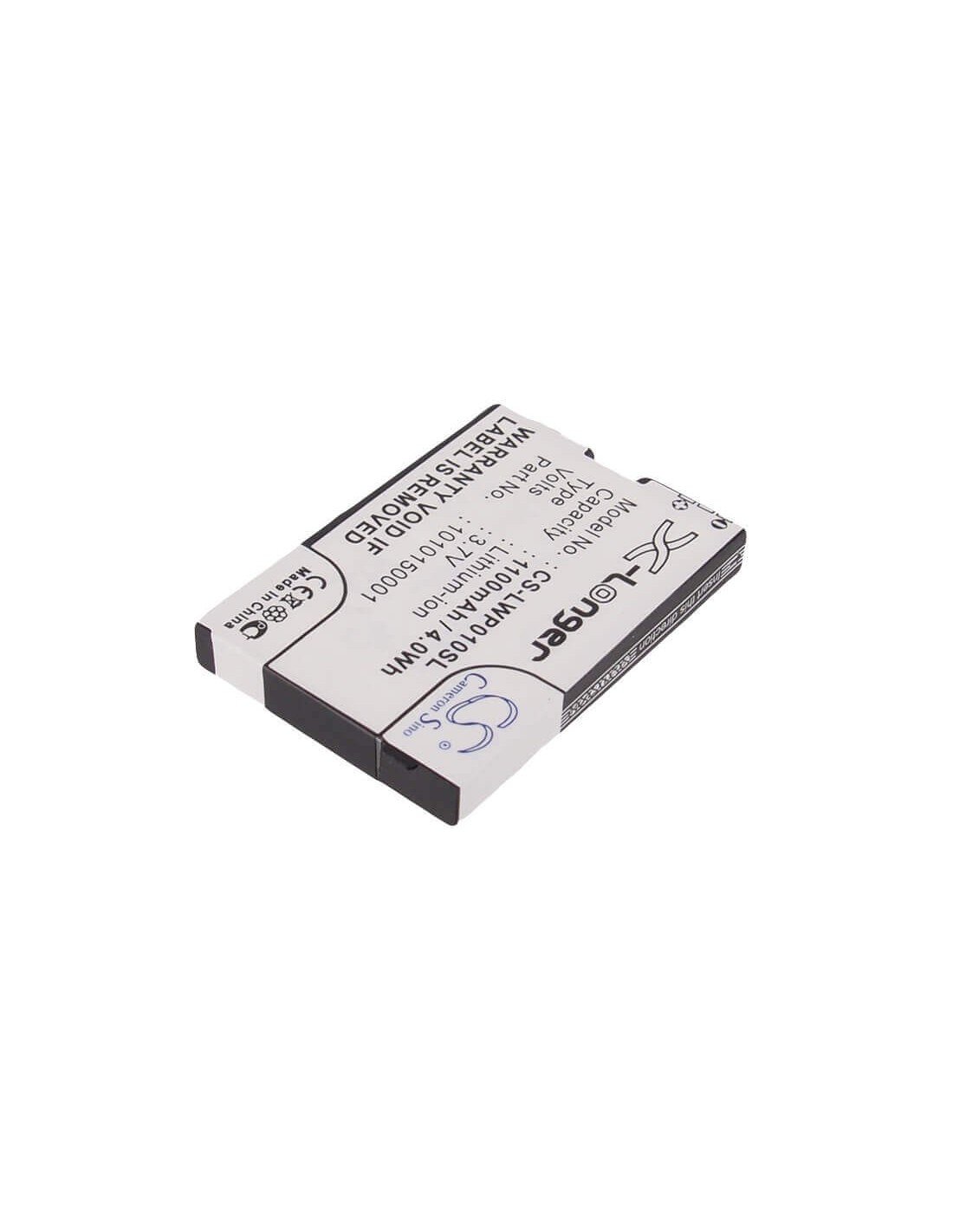 Battery for Locktec Wp04 Wireless, Wp04 3.7V, 1100mAh - 4.07Wh