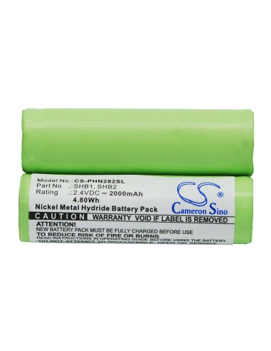 Battery for Braun 4510, 4520, 4525 2.4V, 2000mAh - 4.80Wh