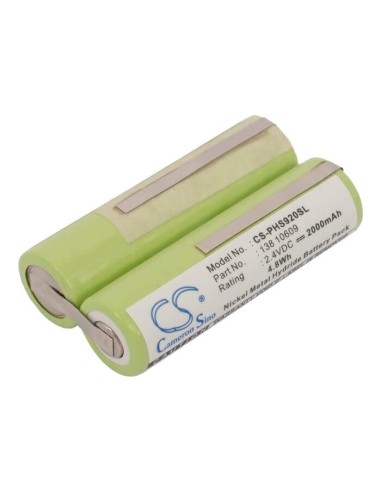 Battery for 3m Centrimed, Sarnes 9602 Surgical Clipper 2.4V, 2000mAh - 4.80Wh