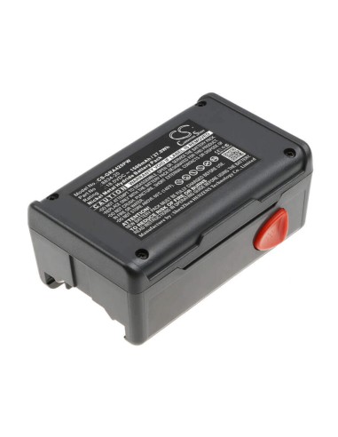 Battery for Gardena Turbotrimmer Smallcut 300 Accu, 648844, Heckenschere Easycut 42 Accu 18.0V, 1500mAh - 27.00Wh