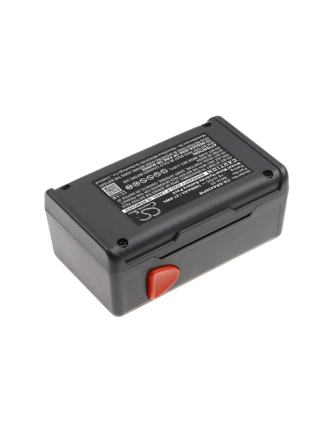 Battery for Gardena Turbotrimmer Smallcut 300 Accu, 648844, Heckenschere Easycut 42 Accu 18.0V, 1500mAh - 27.00Wh