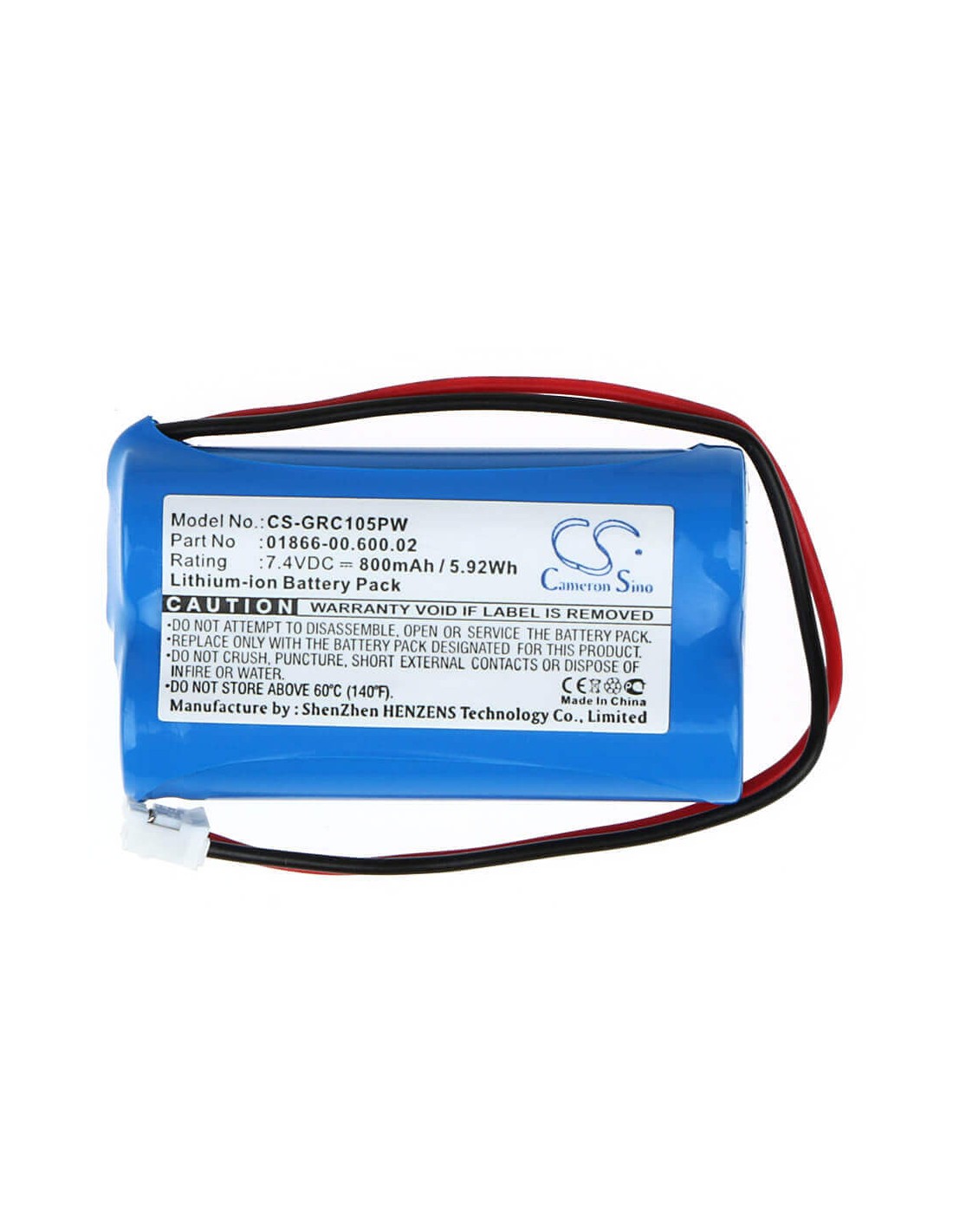 Battery for Gardena C1060 Plus Solar 7.4V, 800mAh - 5.92Wh