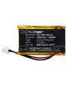 Battery For Vancouver 3d-life/xc142k 3.7v, 450mah - 1.67wh