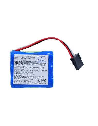 Battery for Keeler Headlamp Ep39-22079, 1202-p-6229, 291980 7.2V, 2500mAh - 18.00Wh