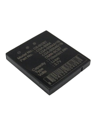 Battery for Panasonic Dmc-fx2b, Dmc-fx2ebs, Dmc-fx2eg-s, Dmc-fx2s, 3.7V, 710mAh - 2.63Wh