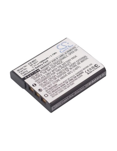 Battery for Sony Cyber-shot Dsc-w170/n, Cyber-shot Dsc-w35, 3.7V, 1000mAh - 3.70Wh