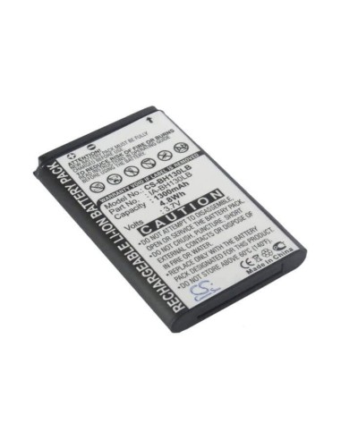 Battery for Samsung Hmx-u20, Hmx-w200, Hmx-w350, Smx-c10, 3.7V, 1300mAh - 4.81Wh