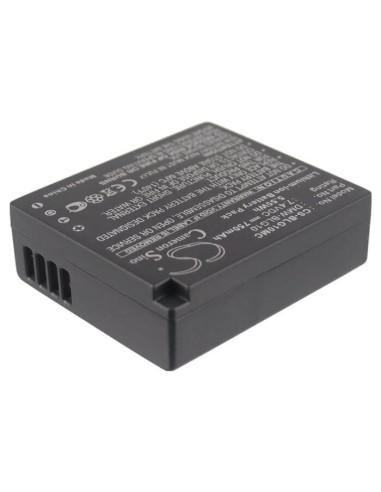 Battery for Panasonic Lumix Dmc-gf6, Lumix Dmc-gf6k, 7.4V, 750mAh - 5.55Wh