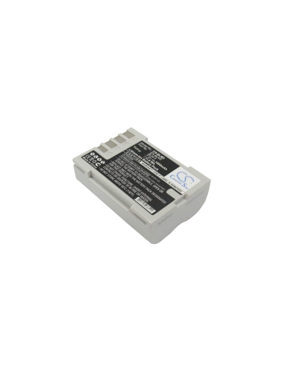 Battery for Olympus E3, E30, E5 7.4V, 1600mAh - 11.84Wh