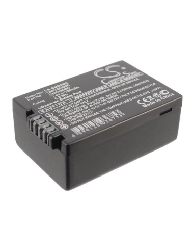 Battery for Panasonic Lumix Dmc-fz100gk, Lumix Dmc-fz100k, 7.4V, 750mAh - 5.55Wh