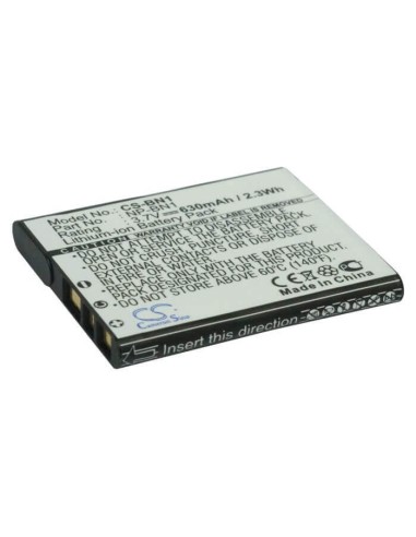 Battery for Sony Cyber-shot Dsc-t110p, Cyber-shot Dsc-t110s, 3.7V, 630mAh - 2.33Wh