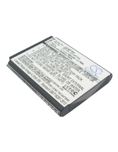 Battery for Samsung Aq100, Dv100, Dv101, Dv150, 3.7V, 740mAh - 2.74Wh