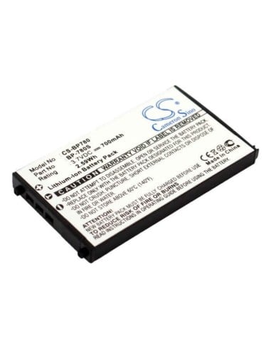 Battery for Kyocera Contax Sl300rt, Finecam Sl300r, 3.7V, 700mAh - 2.59Wh