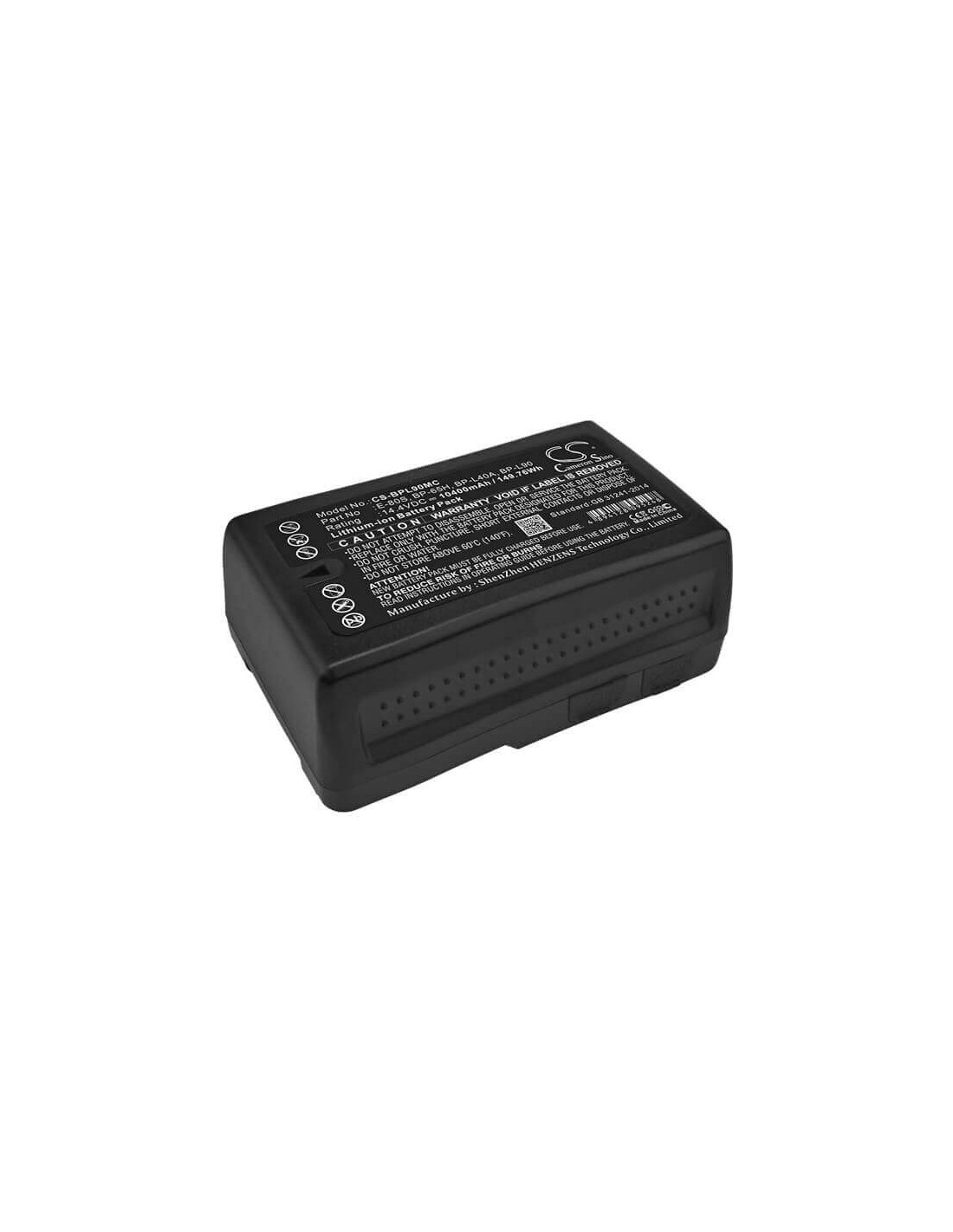 Battery for Sony Bc-l100ce, Bvm-d9, Bvm-d9h1a (broadcast 14.4V, 10400mAh - 149.76Wh