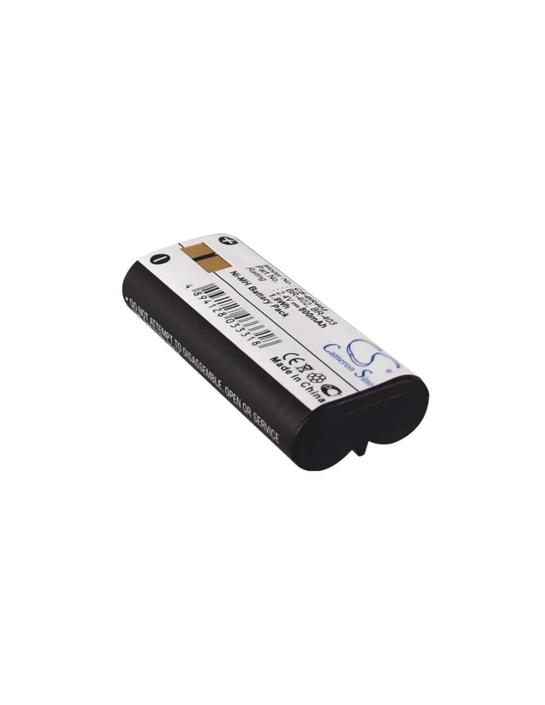 Battery for Olympus Ds-2300, Ds-3300, Ds-4000, Ds-5000, 2.4V, 800mAh - 1.92Wh