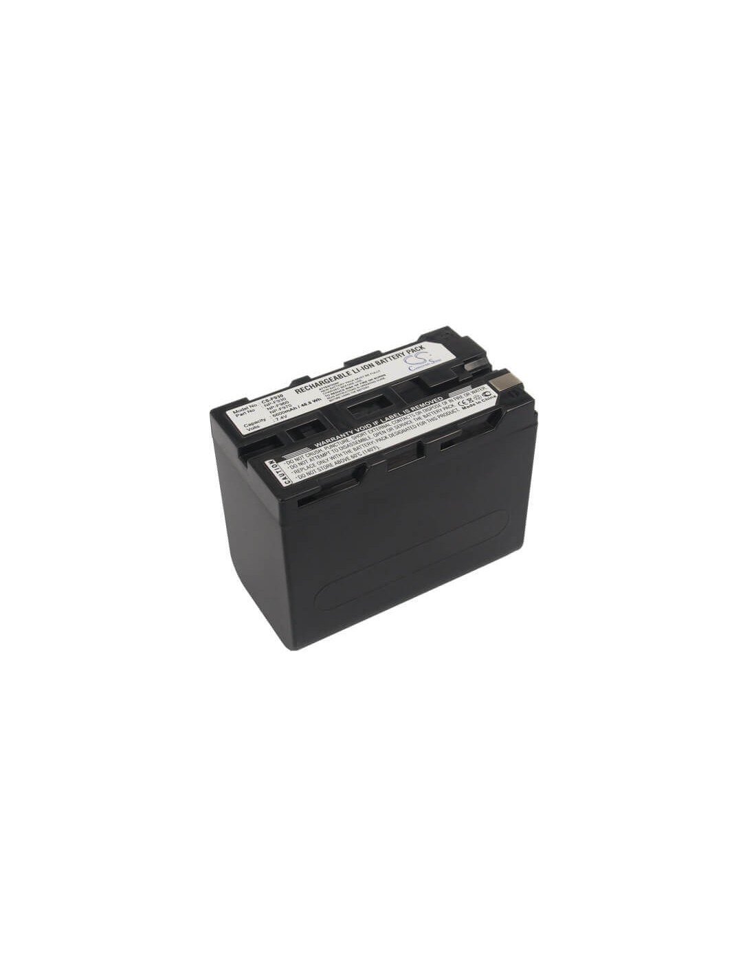 Battery for Sony Ccd-sc5, Ccd-tr3, Ccd-tr918, Ccd-trv26e, 7.4V, 6600mAh - 48.84Wh