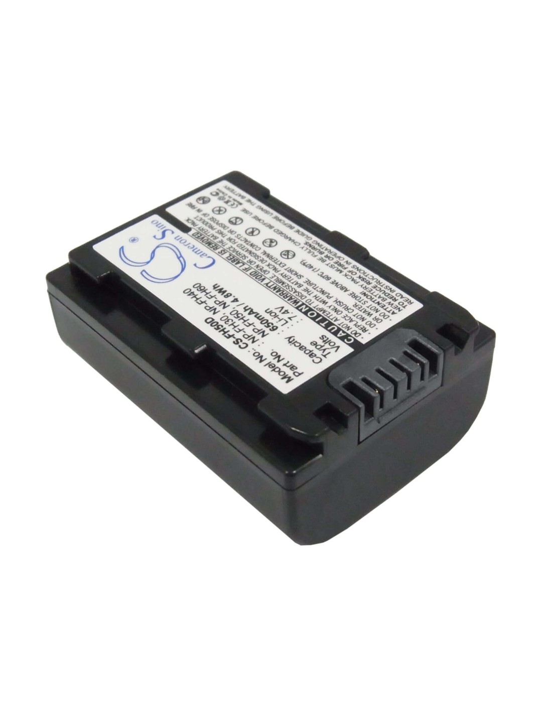 Battery for Sony Cr-hc51e, Dcr-30, Dcr-dvd103, Dcr-dvd105, 7.4V, 650mAh - 4.81Wh