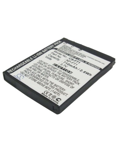 Battery for Sony Cyber-shot Dsc-l1, Cyber-shot Dsc-l1/b, 3.7V, 710mAh - 2.63Wh