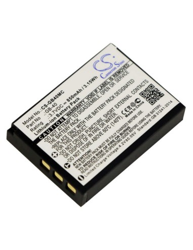 Battery for Ge E1030, E1040, E1050tw, E1240, 3.7V, 1000mAh - 3.70Wh
