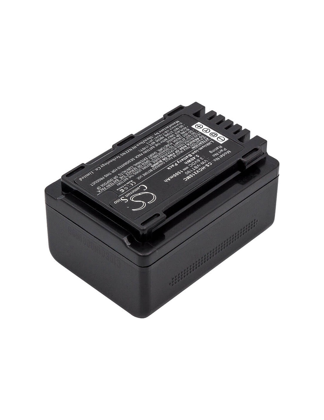 Battery for Panasonic Hc-250eb, Hc-550eb, Hc-727eb, Hc-750eb, 3.6V, 1500mAh - 5.40Wh