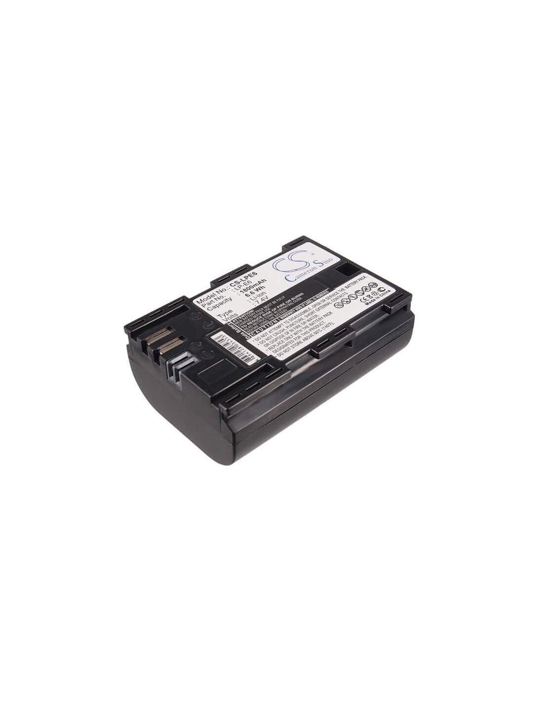 Battery for Canon 5d Mark Iii, Eos 7.4V, 1800mAh - 13.32Wh
