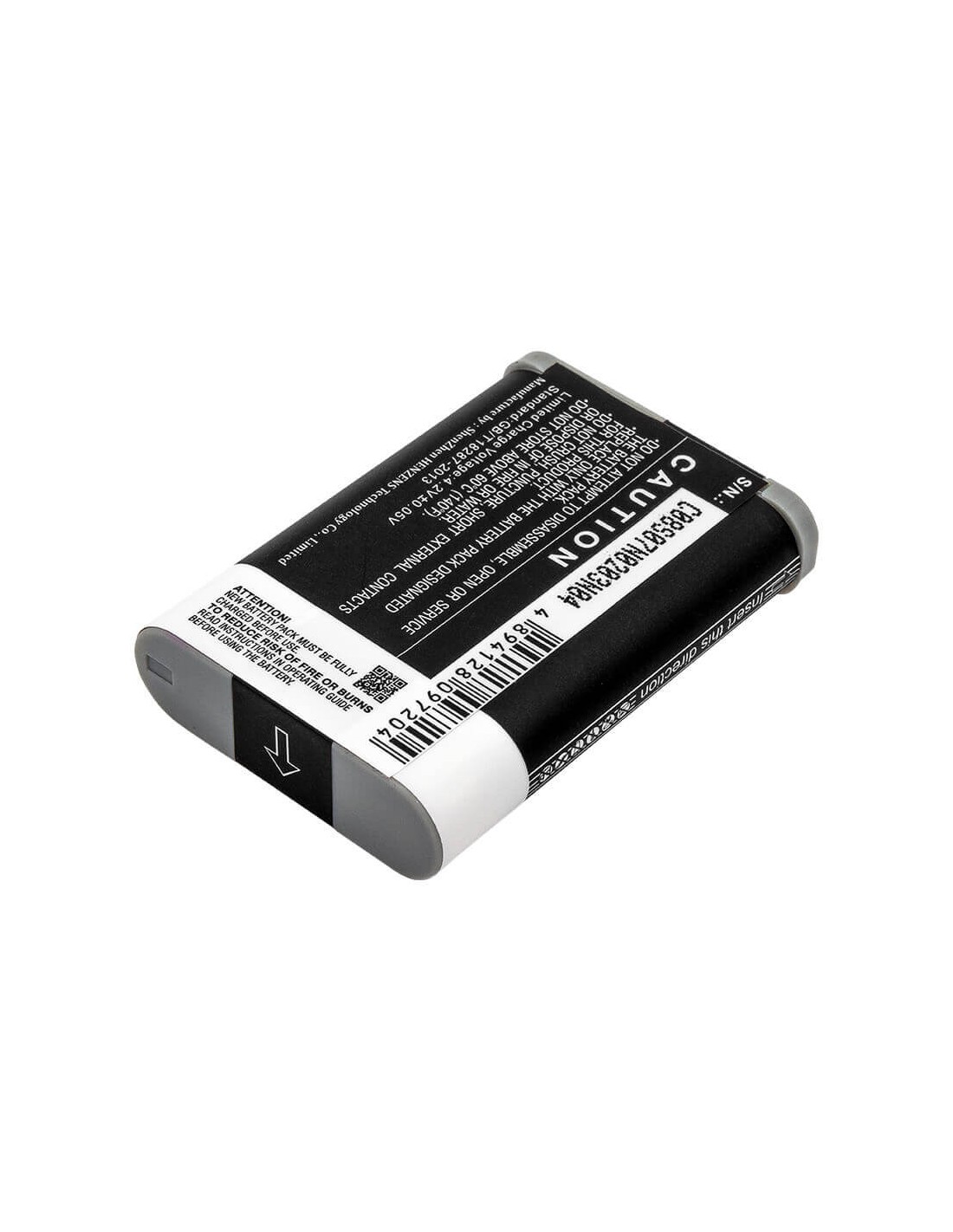 Battery for Canon Legria Mini X, Powershot 3.6V, 1900mAh - 6.84Wh