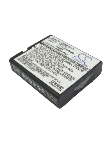 Battery for Casio Exilim Ex-fc300s, Exilim Ex-h30, 3.7V, 1500mAh - 5.55Wh