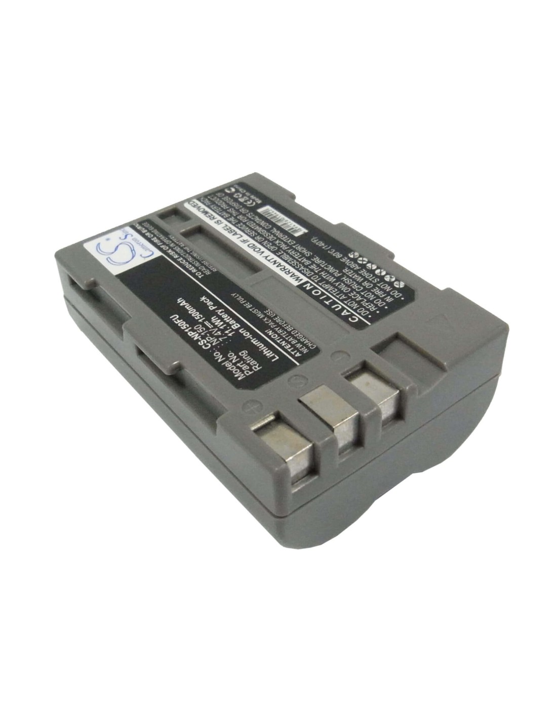 Battery for Fujifilm Bc-150, Finepix S5 Pro, 7.4V, 1500mAh - 11.10Wh